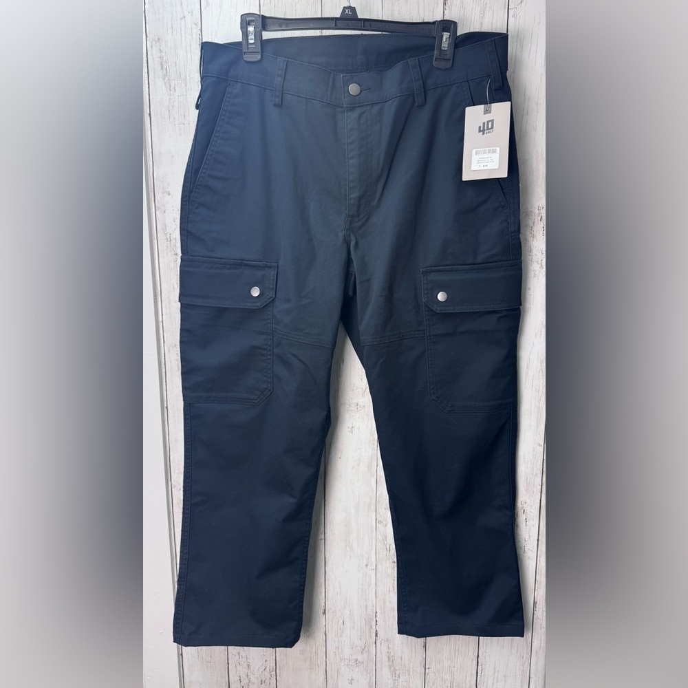 Duluth Men's Black Cargo Pants 34x25